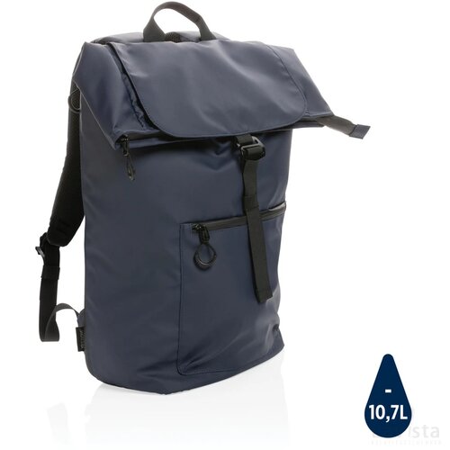 Impact AWARE™ RPET waterbestendige 15.6" laptoprugzak donkerblauw