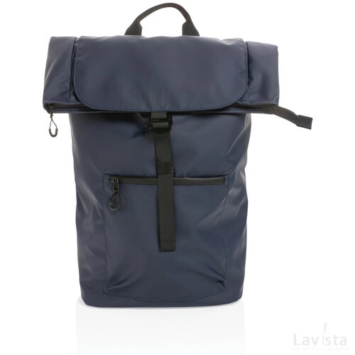 Impact AWARE™ RPET waterbestendige 15.6" laptoprugzak donkerblauw