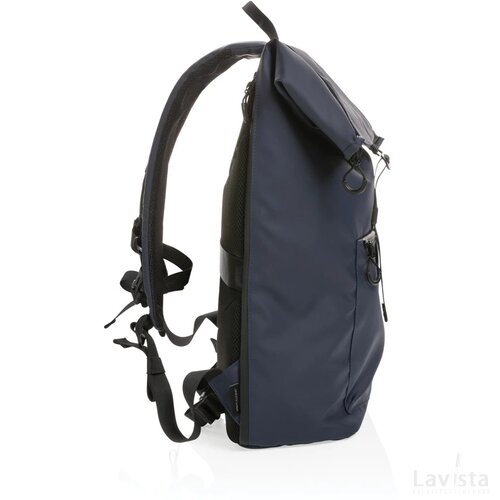 Impact AWARE™ RPET waterbestendige 15.6" laptoprugzak donkerblauw