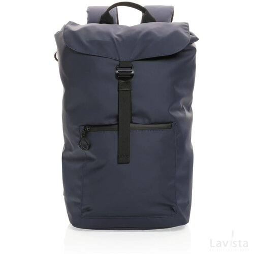 Impact AWARE™ RPET waterbestendige 15.6" laptoprugzak donkerblauw