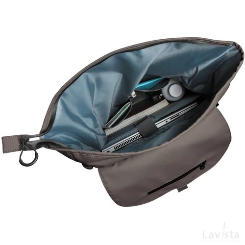 Impact AWARE™ RPET waterbestendige 15.6" laptoprugzak antraciet