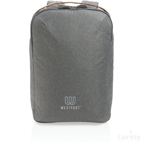 Impact AWARE™ 300D two tone deluxe 15.6" laptoprugzak grijs