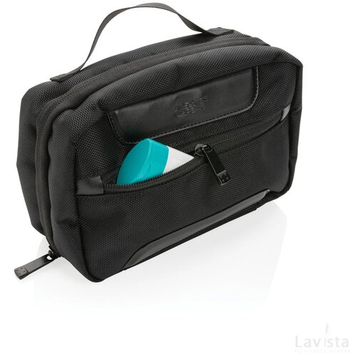 Swiss Peak AWARE™ RPET Voyager toilettas zwart