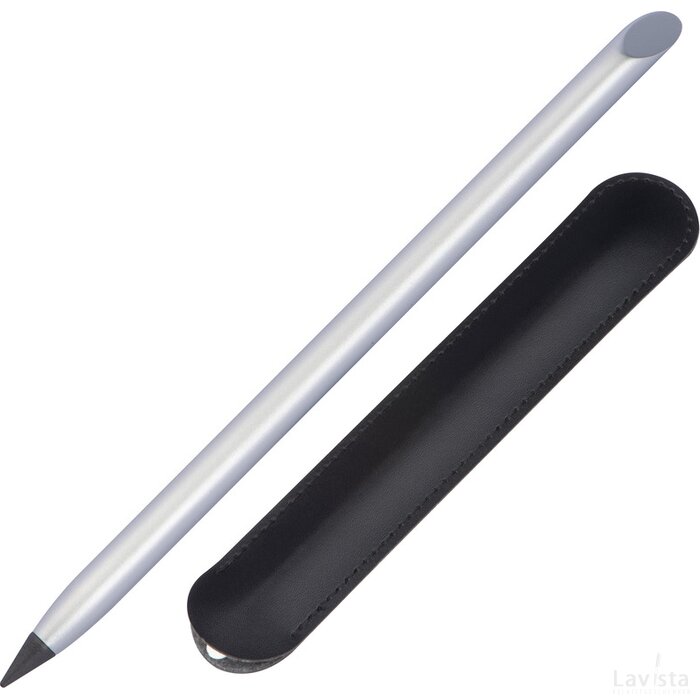 Pen zonder intkt grijs silvergrey zilvergrijs