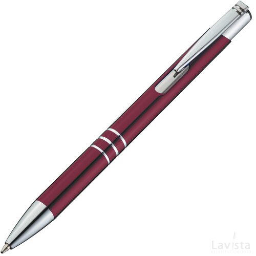Metalen balpen bordeaux
