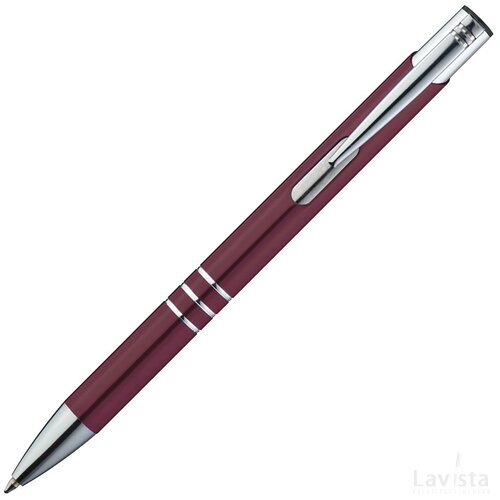Metalen balpen bordeaux