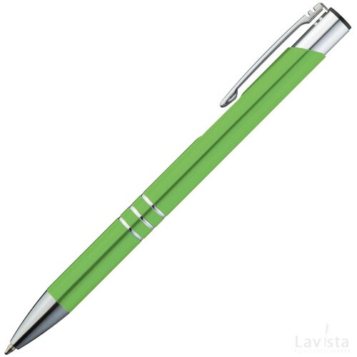 Metalen balpen appelgroen apple green appelgroen