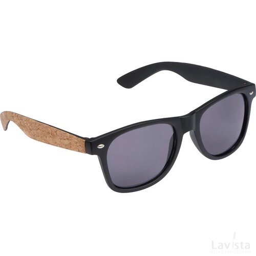 Zonnebril met poten van kurk beige