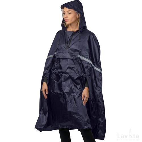 Regenponcho, opvouwbaar donkerblauw darkblue donkerblauw