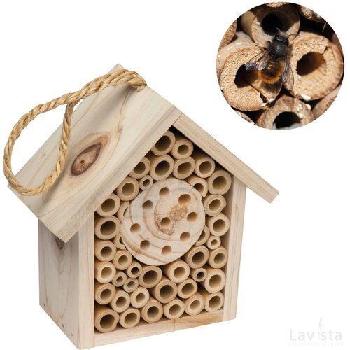 Insektenhotel beige
