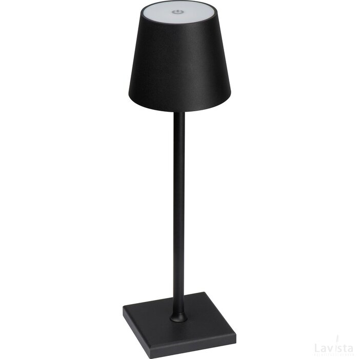 Bureaulamp met touchsensor zwart