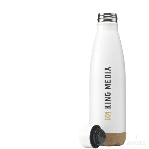 Topflask Cork 470 Ml Drinkfles Wit