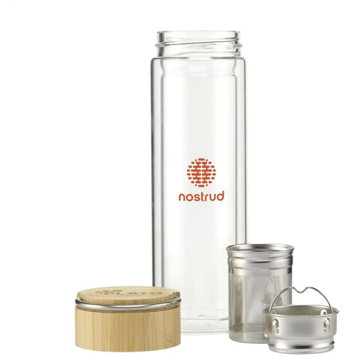 Bamboe waterfles met infuser 300 ml