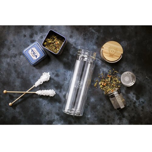 Bamboe waterfles met infuser 300 ml