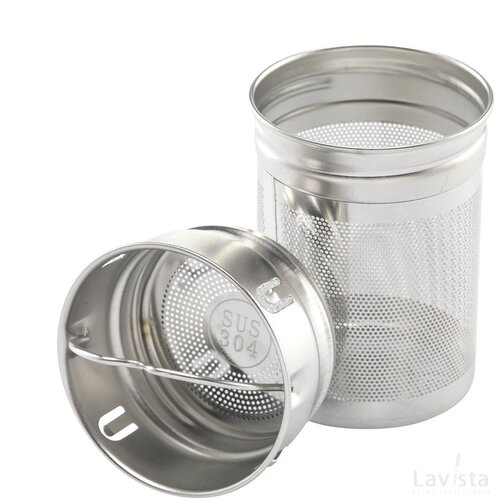 Bamboe waterfles met infuser (300 ml) Bruin