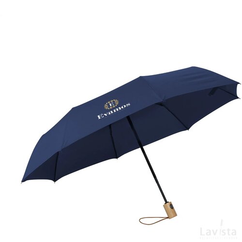 Michigan Opvouwbare Rpet Paraplu 21 Inch Donkerblauw