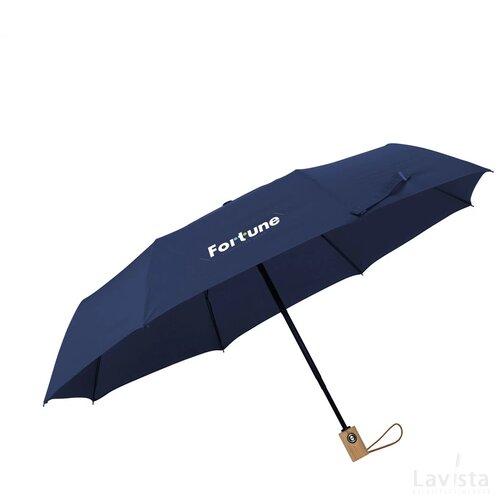 Michigan Opvouwbare Rpet Paraplu 21 Inch Donkerblauw