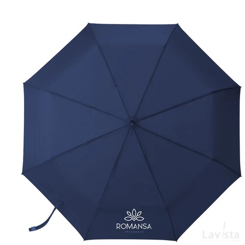 Michigan Opvouwbare Rpet Paraplu 21 Inch Donkerblauw