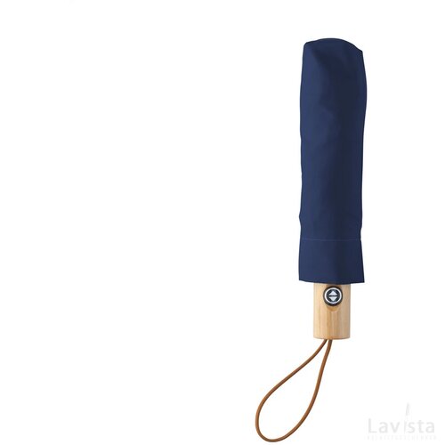Michigan Opvouwbare Rpet Paraplu 21 Inch Donkerblauw