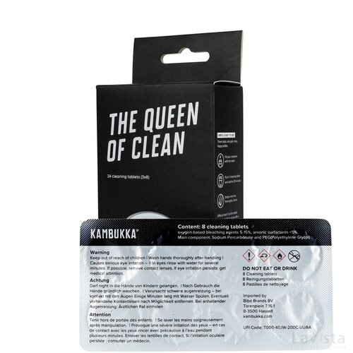 Kambukka® Queen Of Clean Reinigingstabletten Wit