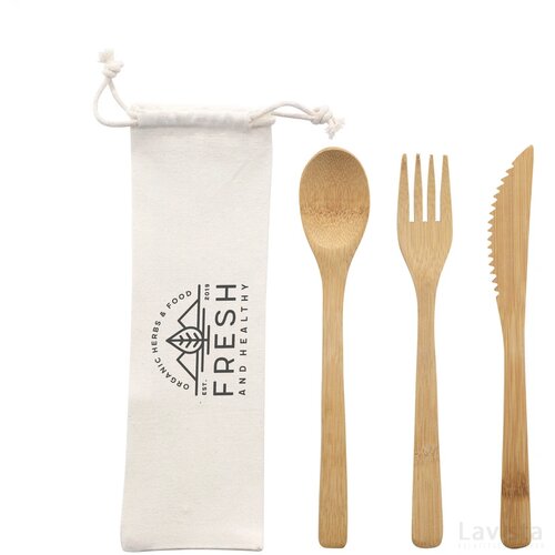 Bambu Bestekset Bamboe