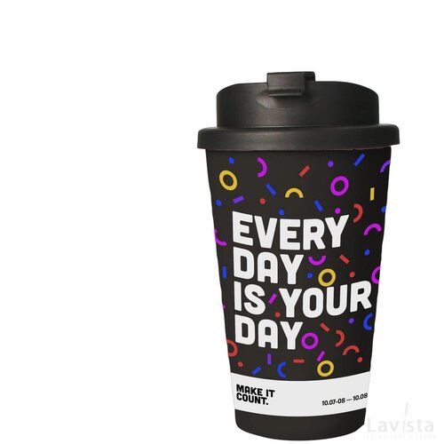 Coffee Mug Premium Deluxe 350 Ml Koffiebeker Zwart