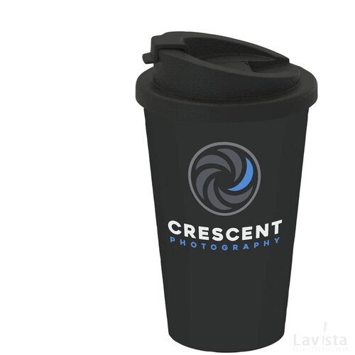 Coffee Mug Premium Deluxe 350 Ml Koffiebeker Zwart