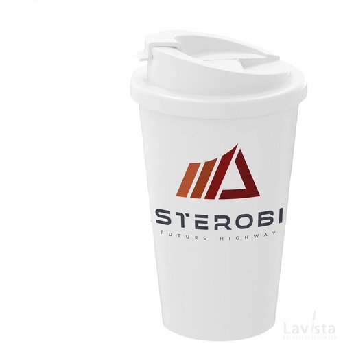 Coffee Mug Premium Deluxe 350 Ml Koffiebeker Wit