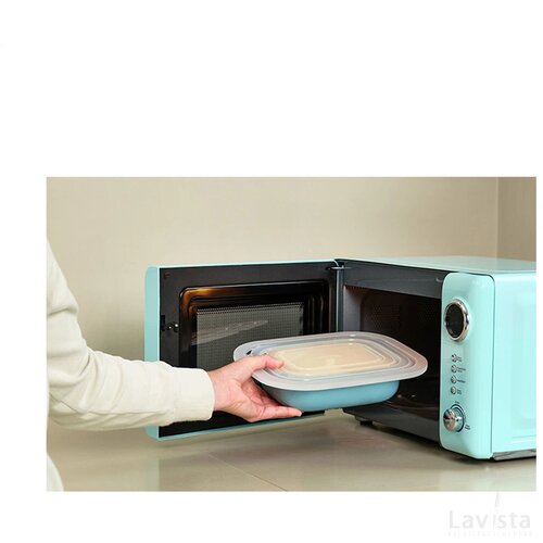 Mepal Cirqula Multikom Rechthoekig 2 L Lunchbox Nordic Blue