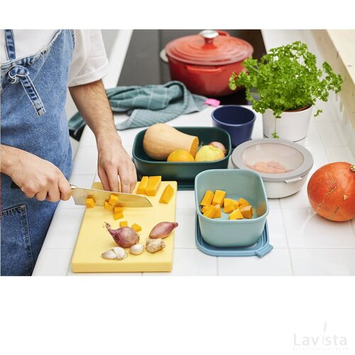 Mepal Cirqula Multikom Rechthoekig 2 L Lunchbox Nordic Blue