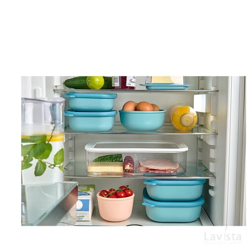 Mepal Cirqula Multikom Rechthoekig 2 L Lunchbox Nordic Black
