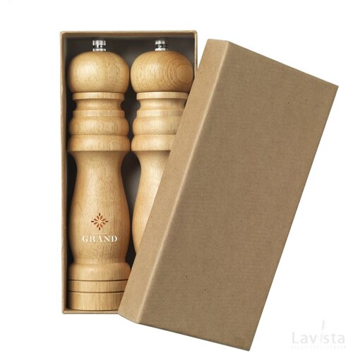 Louna Pepper & Salt Peper- En Zoutmolen Hout