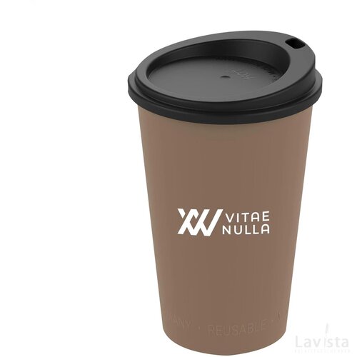Coffee Mug Hazel 300 Ml Koffiebeker Bruin