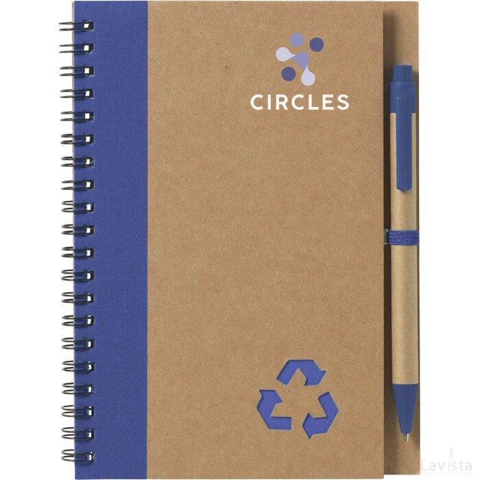 Recyclenote-L Notitieboekje Donkerblauw
