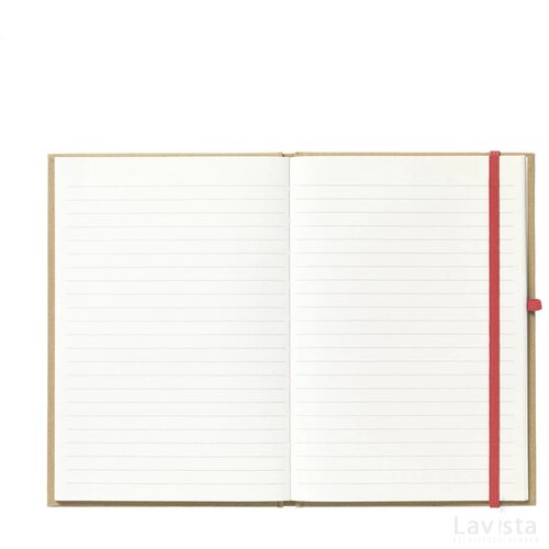 Pocket Eco A5 Notitieboekje Rood