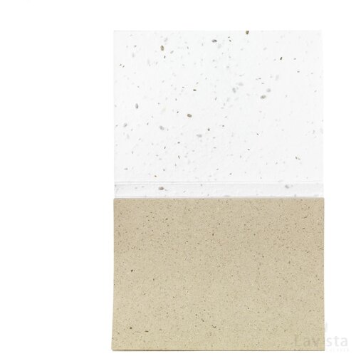 Grass Paper Memobook Memoboekje Gebroken Wit