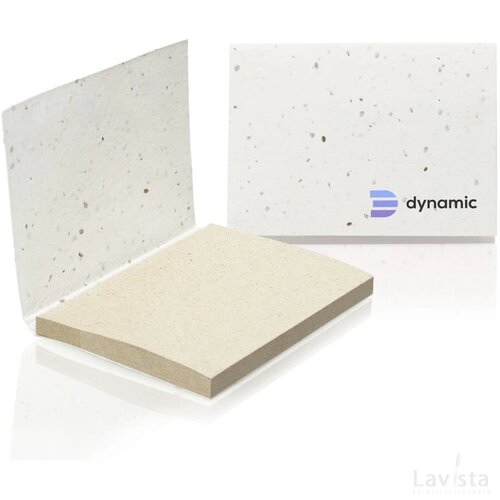 Grass Paper Memobook Memoboekje Gebroken Wit