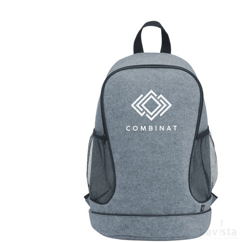 Promopack Felt Gym Bag Rugzak Grijs