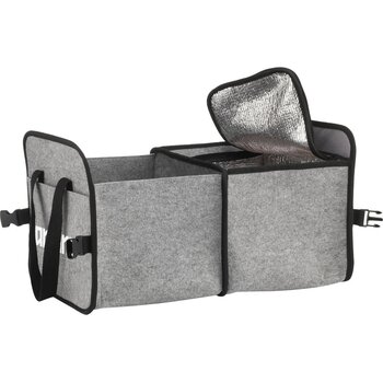 Trunk Rpet Felt Organizer Cooler Opbergtas/Koeltas Grijs
