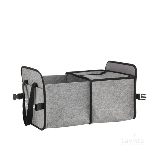 Trunk Rpet Felt Organizer Cooler Opbergtas/Koeltas Grijs