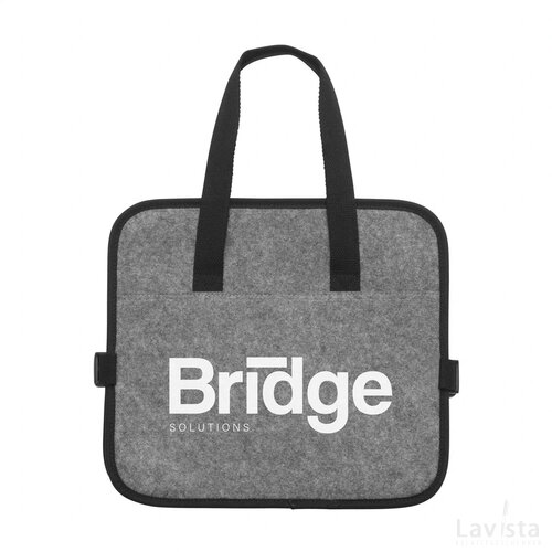 Trunk Rpet Felt Organizer Cooler Opbergtas/Koeltas Grijs