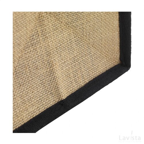 Gerano Jute Shopper Winkeltas Zwart