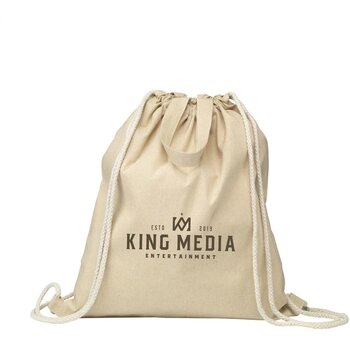 Recycled Cotton Promobag Plus Rugzak Naturel