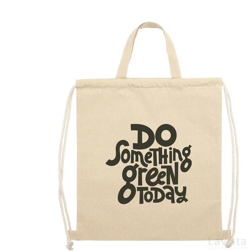Recycled Cotton Promobag Plus Rugzak Naturel