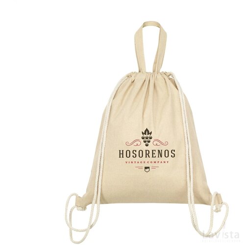 Recycled Cotton Promobag Plus Rugzak Naturel