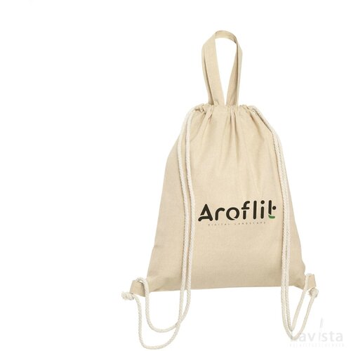 Recycled Cotton Promobag Plus Rugzak Naturel