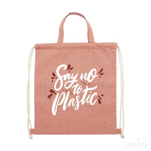 Recycled Cotton Promobag Plus Rugzak Rood
