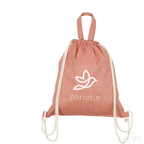 Recycled Cotton Promobag Plus Rugzak Rood