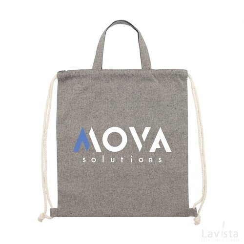 Recycled Cotton Promobag Plus Rugzak Donkergrijs