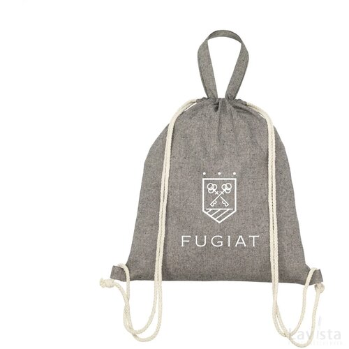 Recycled Cotton Promobag Plus Rugzak Donkergrijs